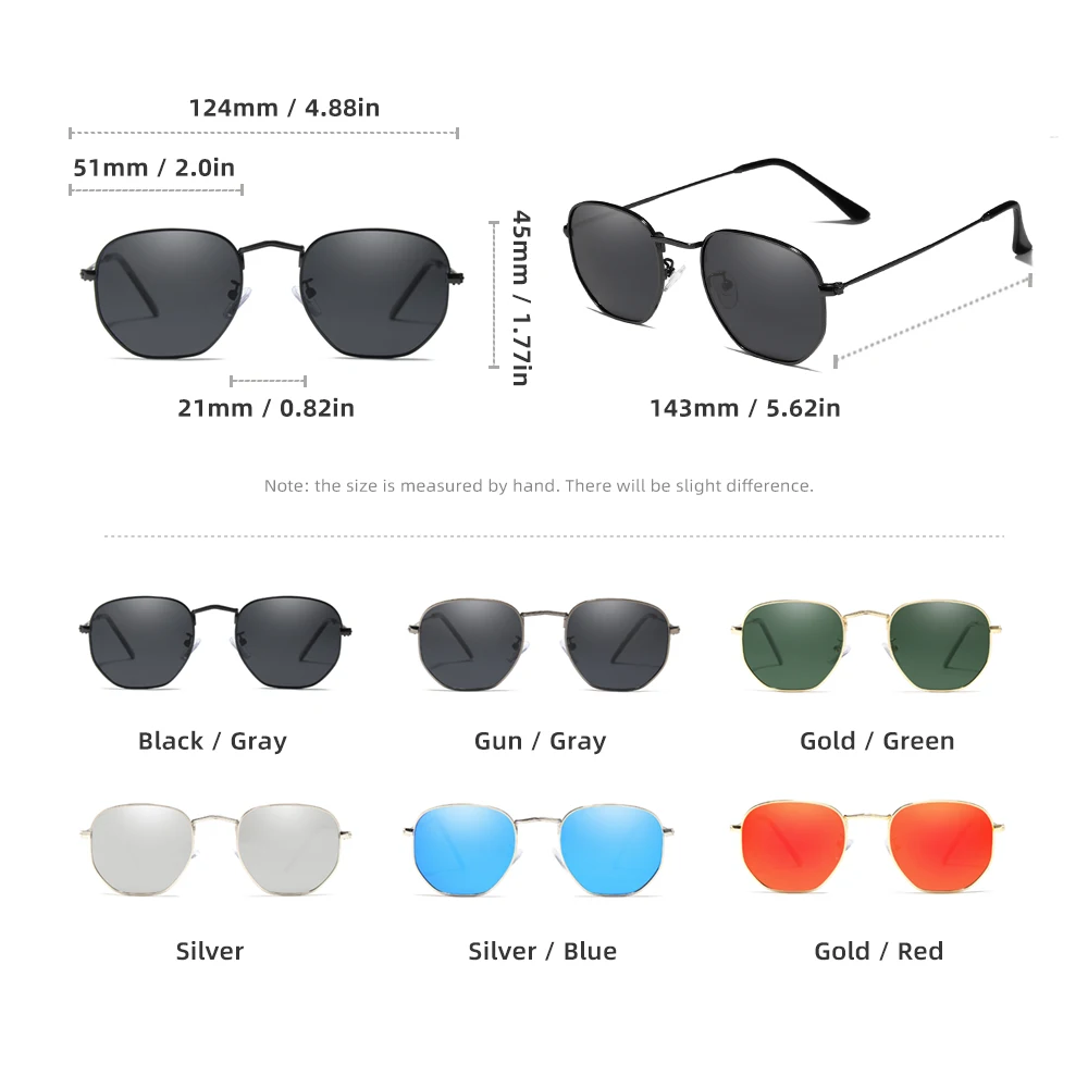 نظارات شمسية كلاسيكية بتصميم دائري UV400 خفيفة الوزن مستقطبة للسفر للرجال والنساء أثناء القيادة نظارات كاجوال