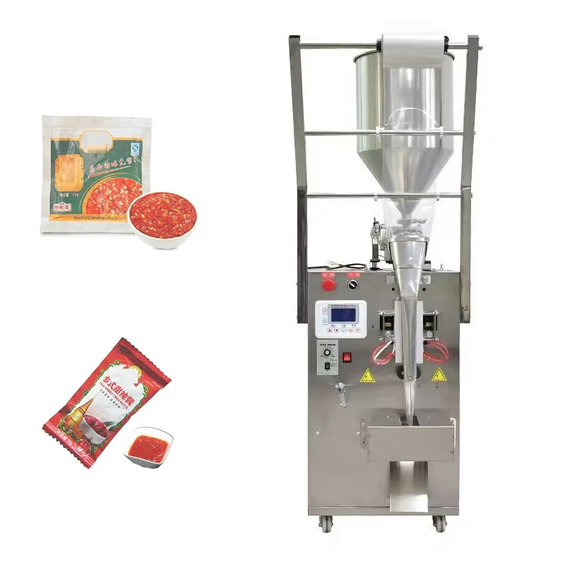 

San-Tech Automatic Chili Ketchup Peanut Butter Jelly Fruit Jam Honey Paste Pouch Bag Packaging Sauce Packing Machine