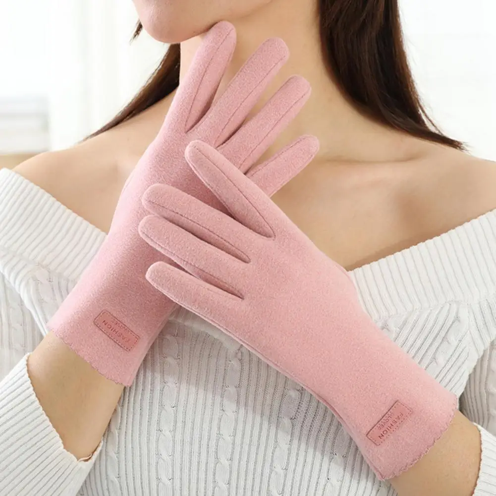 

Cold-proof Women Gloves Warm Women Gloves Winter Women's Touch Screen Thermal Gloves for Outdoor Cycling Warm Velvet for Cold
