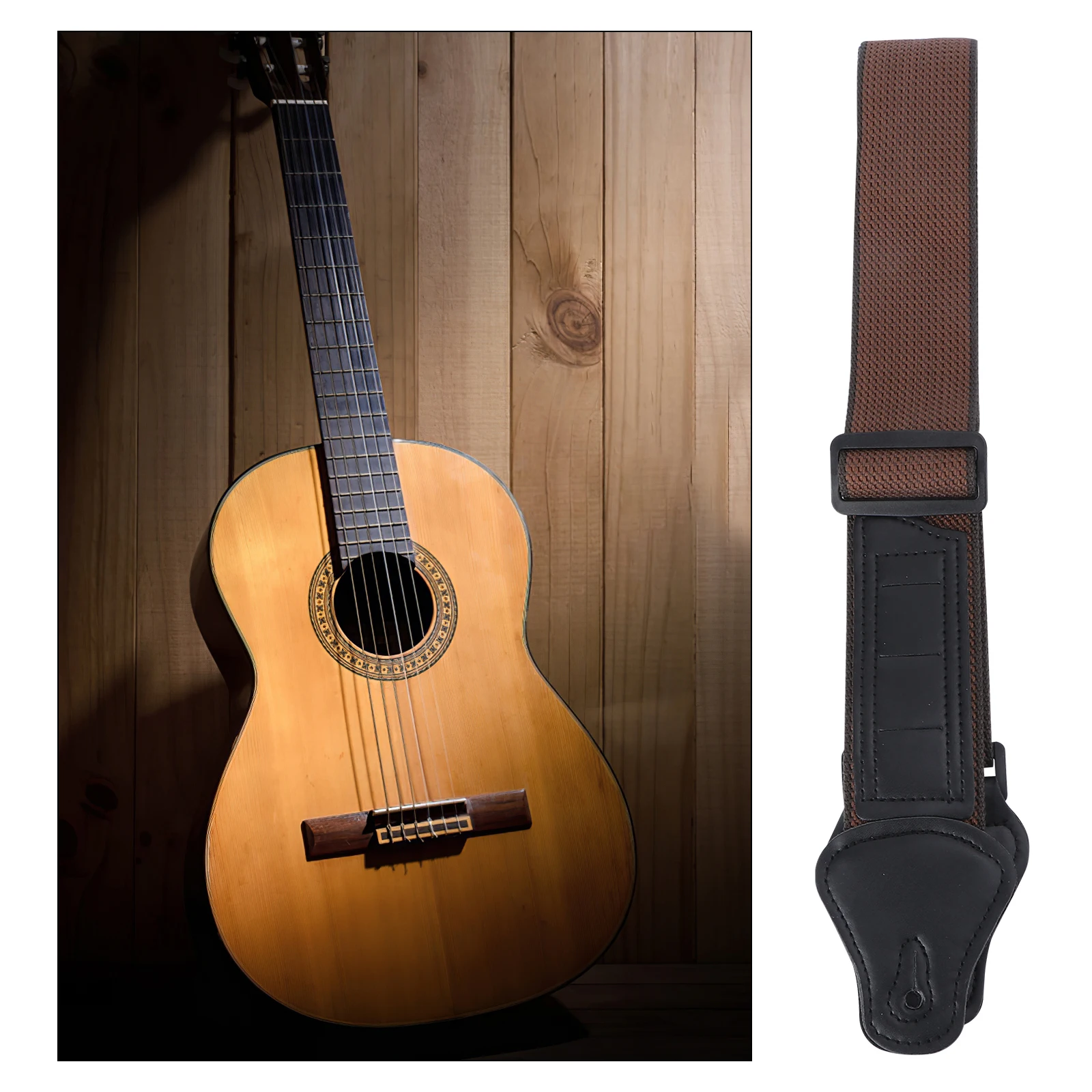 

Guitar Strap Acoustic Straps Adjustable Accessories Pick Holder for