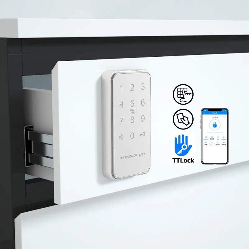 Digital electronic lock Smart lock intelligent ttlock App RFID Password code Locker cabinet lock