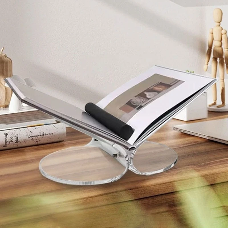 Nordic Magazine Racks Creative Transparent Magazine Rack Desk Organizer Office Books Shelf Simple Home Decoration Display Stand