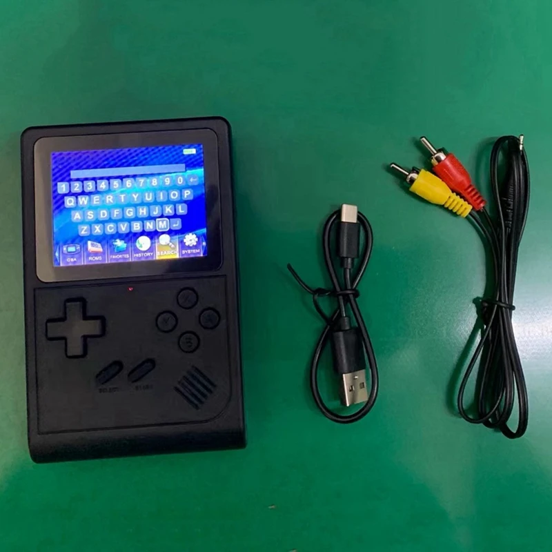 وحدة تحكم ألعاب محمولة صغيرة محمولة بتصميم ريترو لمحاكي NES/SNES/GBA، وحدة تحكم ألعاب GB300