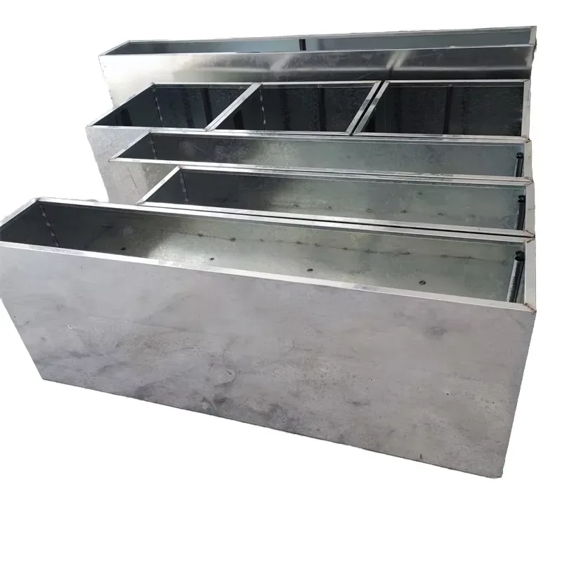 for Large Stainless Steel Flower Box Flower Bed Planting Pots Outdoor Planters Flower Pots and Planters