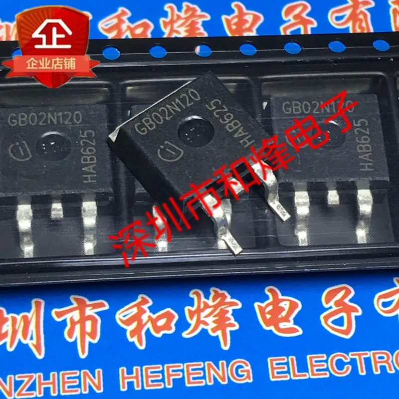 5PCS-10PCS GB02N120 SGB02N120 TO-263 1200V 2A ใหม่และต้นฉบับบนสต็อก