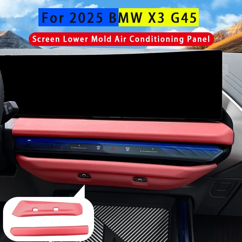 

Для BMW X3 G45 2025 из углеродного волокна, центральная крышка воздуховыпускного отверстия, декоративная панель, полоски центральной консоли из АБС-пластика, аксессуары для салона автомобиля