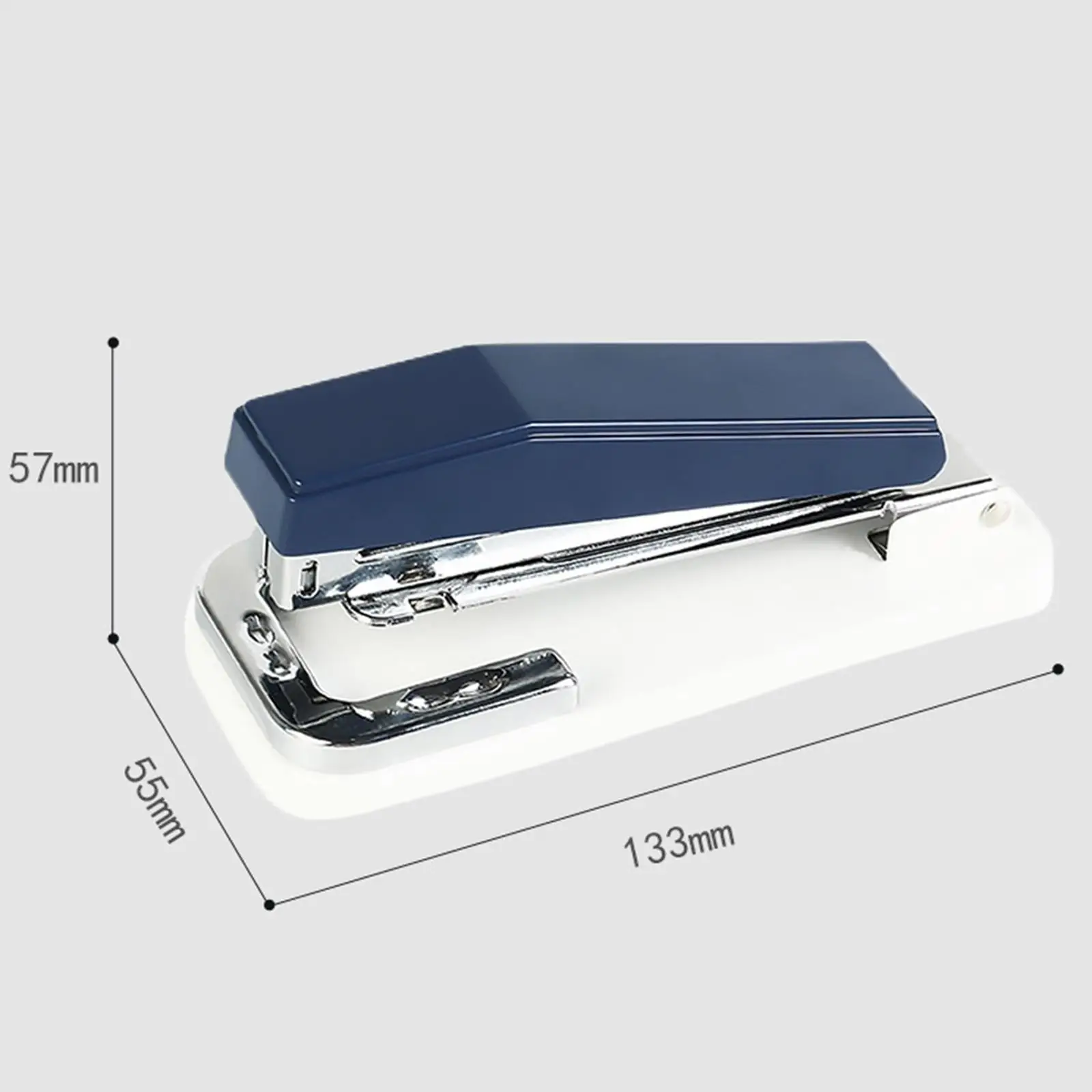 Adjustable Office Paper Stapler 360 Degree Rotating Head Desktop Metal Stapler for Home School Documents
