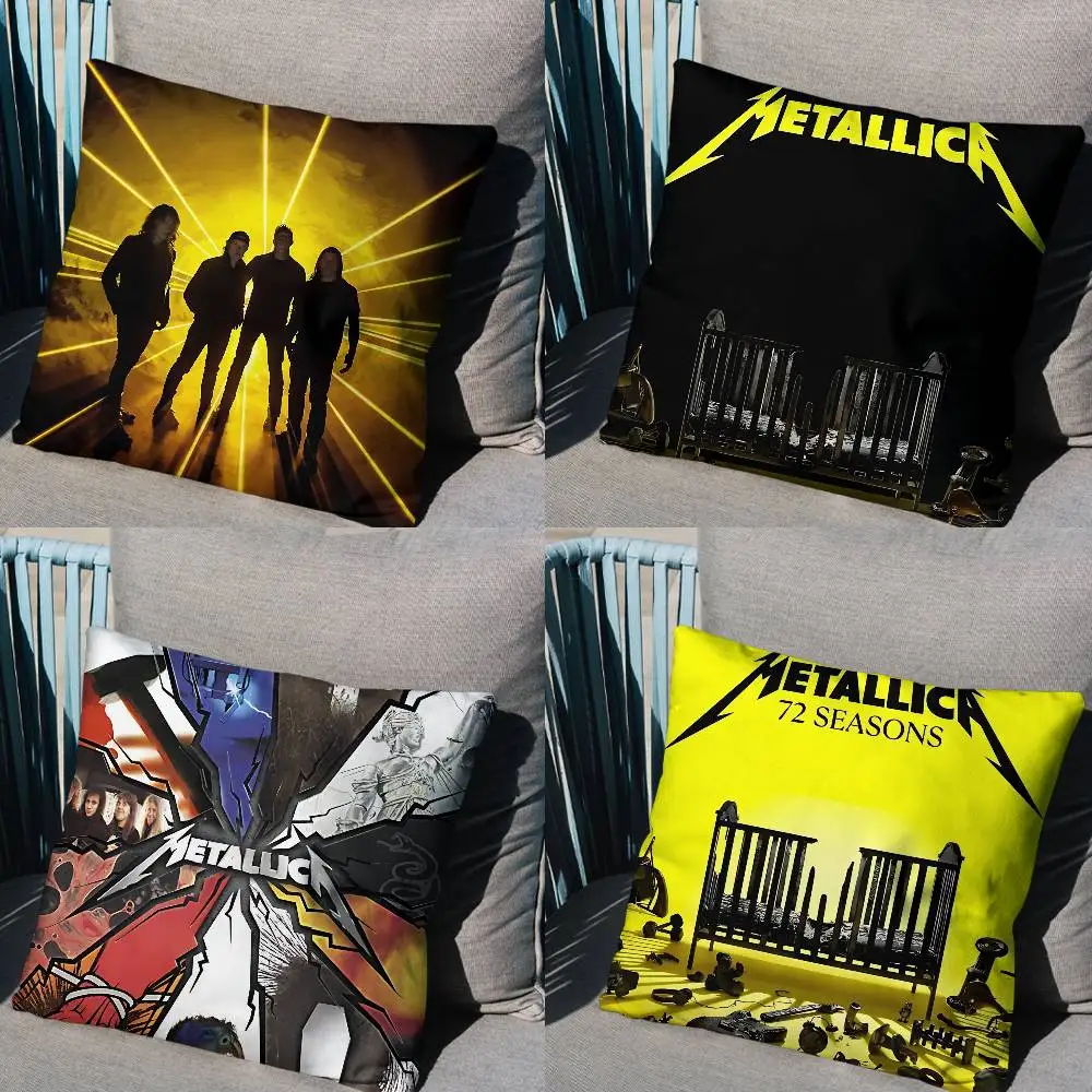 

Art M-Metallica Band 72 seasons pillow cover living room sofa cushion cover bedroom room bed pillow cover home decoration