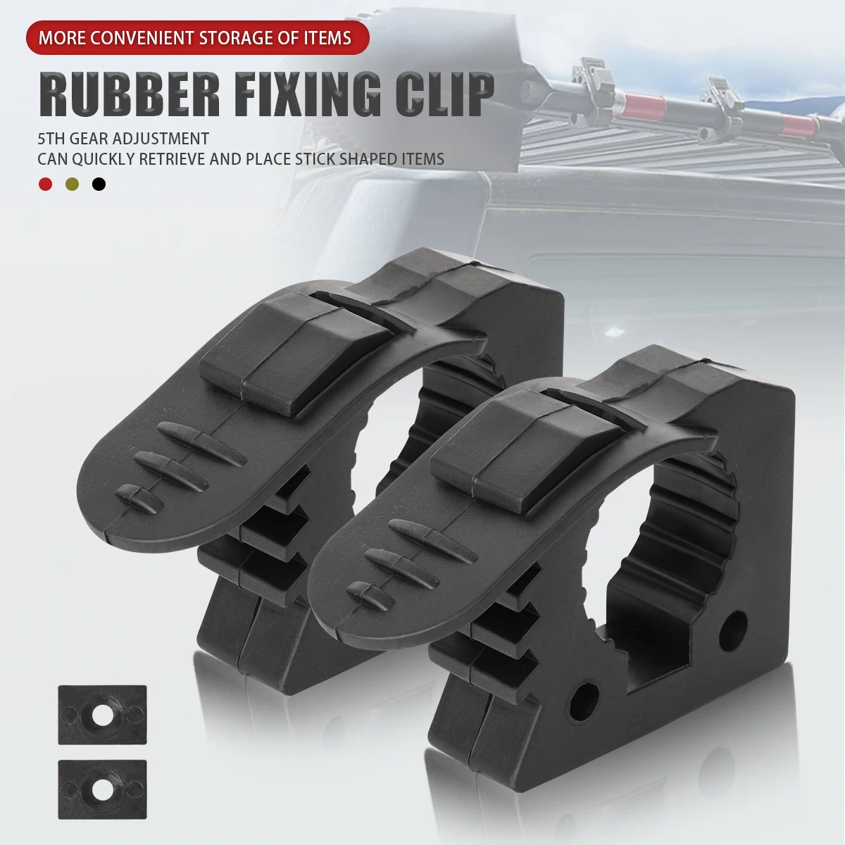1–8 Stück Gummiklemmen, Schnellspanner-Montageklemmen, 30–40 mm, für Auto, Off-Road-LKW, Anhänger, Wohnmobil, Bootszubehör, Montagewerkzeuge
