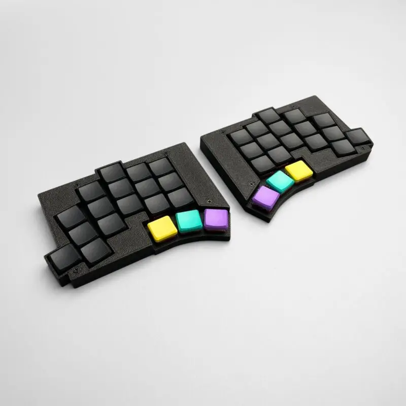 TOTEM 38key 로우 프로파일 분할 기계식 키보드 핫 스왑 가능 키트 PLA 케이스 Kailh Choc V1 Bluetooth 무선 별도 키보드 썸네일 2