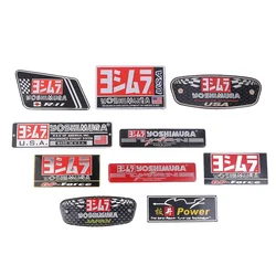Motorcycle Sticker Yoshimura Exhaust Decal Slip On Silencer Muffler r11 r77 Universal Logo For Honda Yamaha Kawasaki