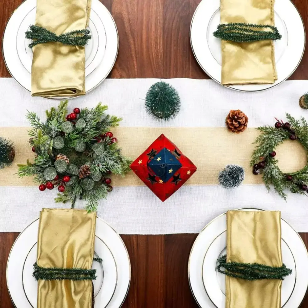 Flexible Artificial Pine Garland Artificial Creative Pine Wire Garland Customizable Pine Leaf Garland Roping