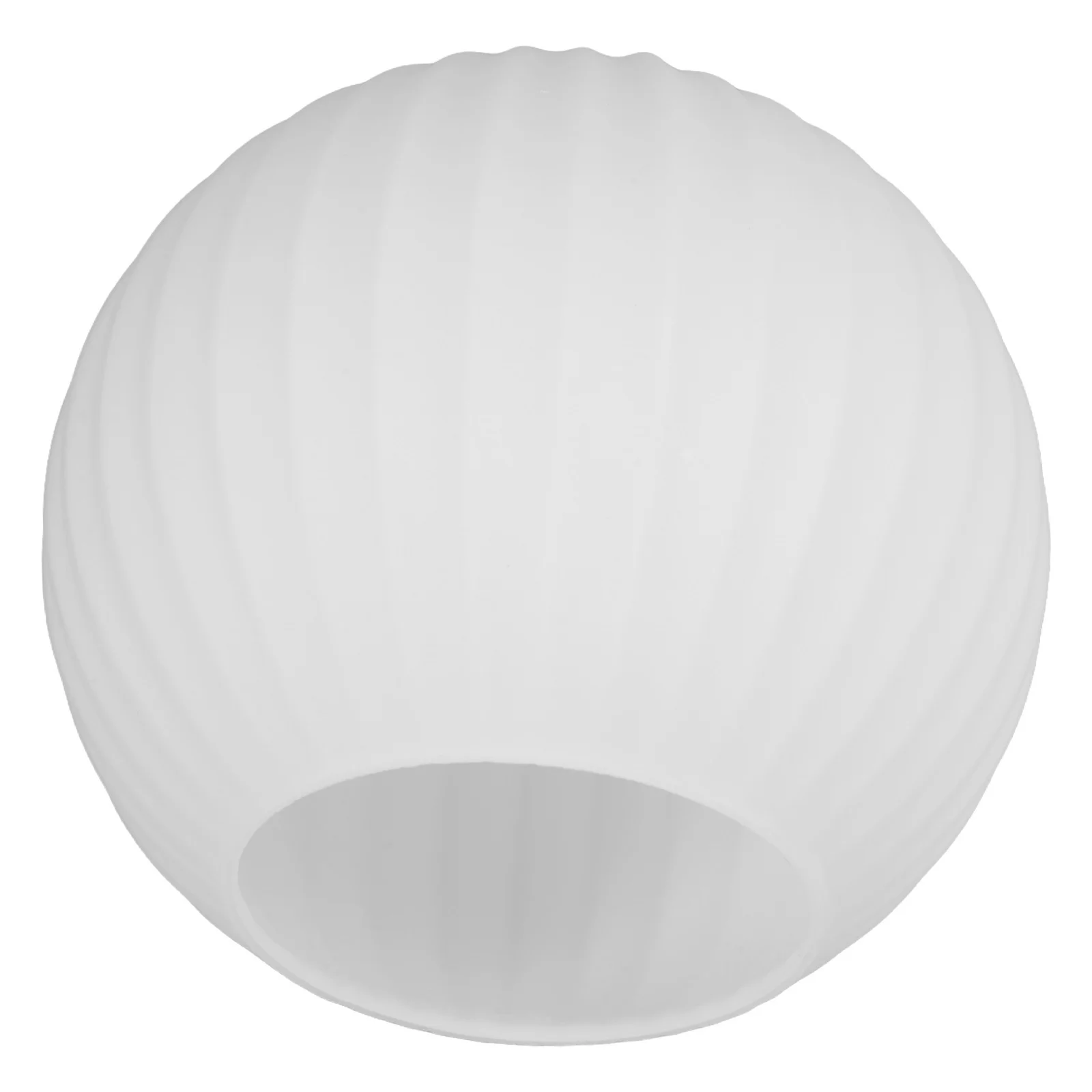 

Frosted Round Striped Glass Globe Lampshade Flat Mouth Replacement Light Globe Cover for Pendant Ceiling Lamp Fixture