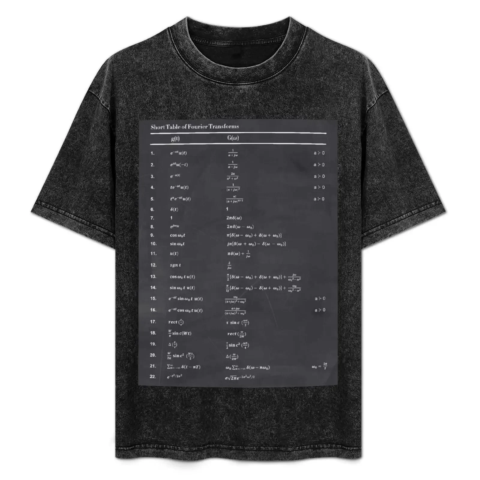 

Fourier Transform T-Shirt cotton graphic tees street wear boys whites summer top mens t shirt