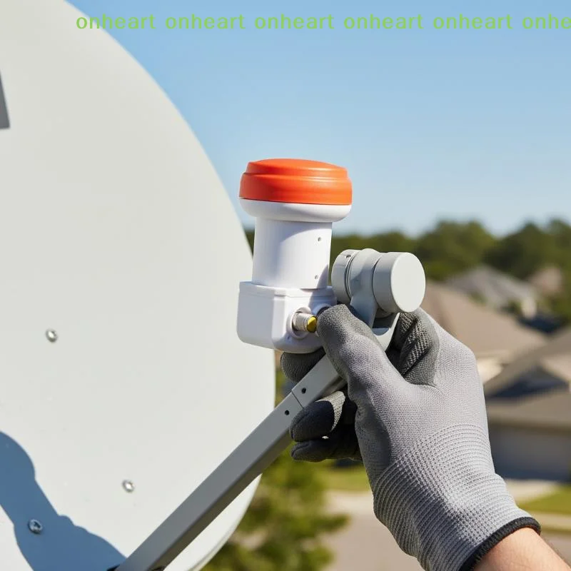 2 Output High-Quality Stable Signal Digital Satellite TV Reception Kit for Home Universal Twin Dual LNB KU Band Linear Converter