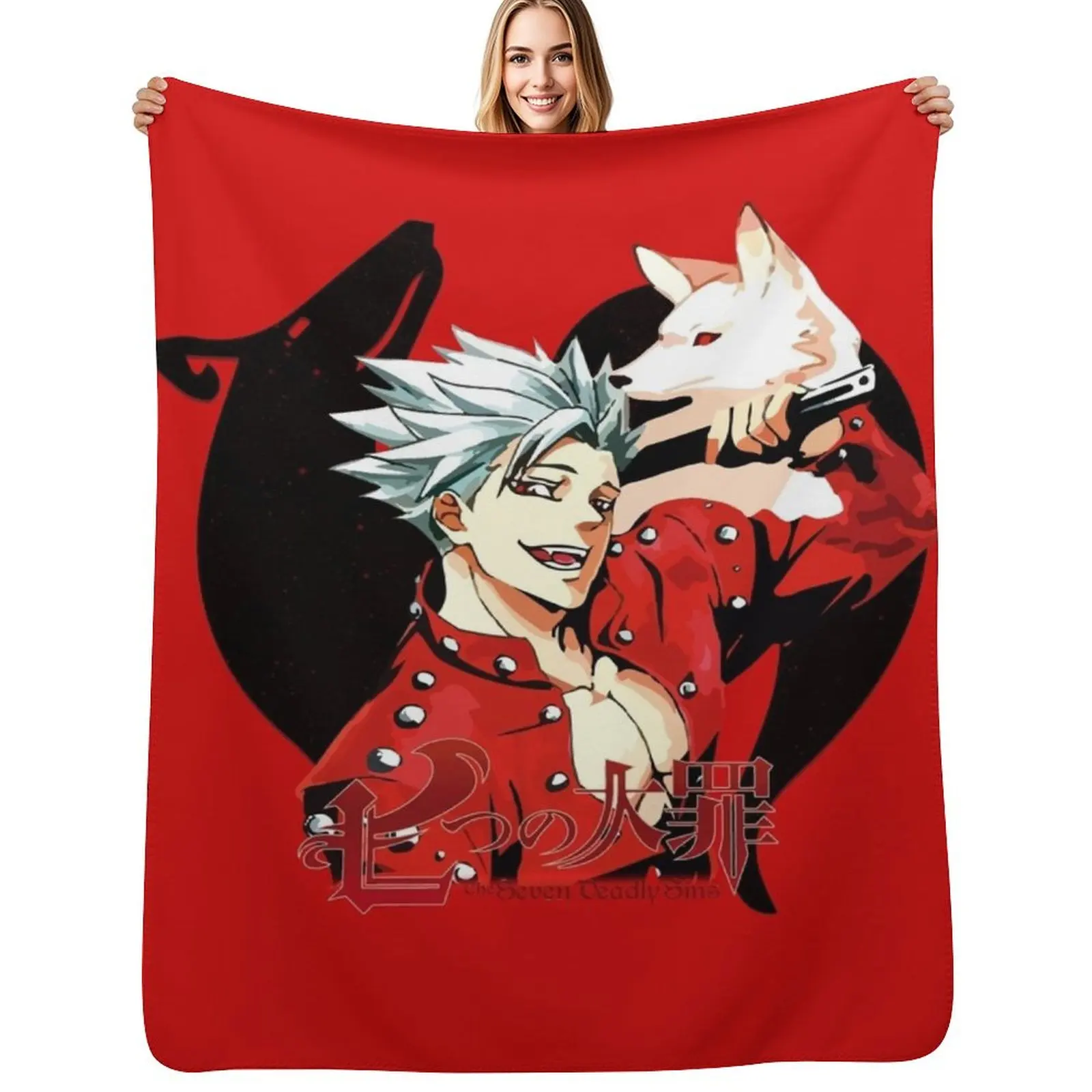 

Nanatsu no Taizai - Ban Throw Blanket valentine gift ideas Heavy Blankets