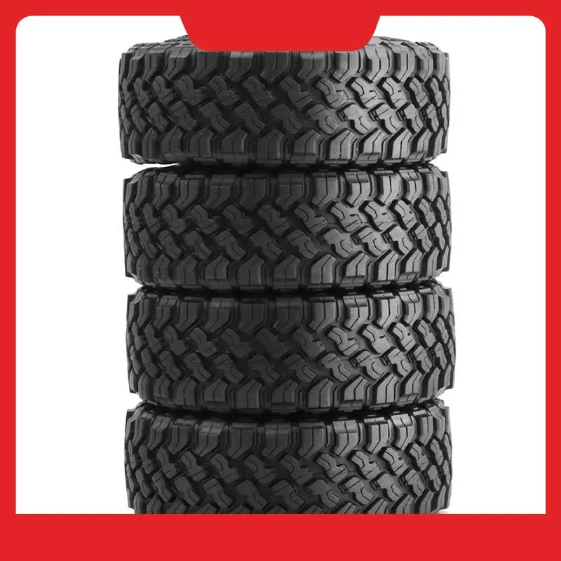 

4 шт. 1,9-дюймовые резиновые шины для 1/10 RC гусеничного автомобиля SCX10 90046 D90 TRX4 TRX6, запасные части, аксессуары