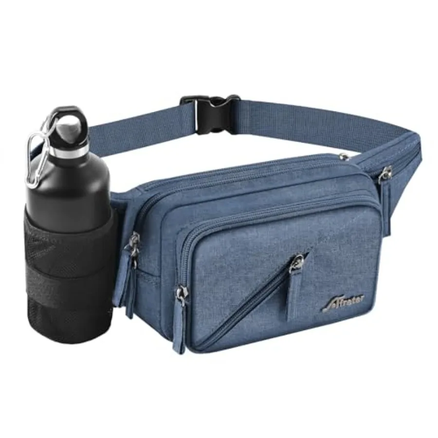 

Fanny Pack Waterproof Waist Bag Pack Men Women Hip Bum Bag With Water Bottle Holder Adjustable Strap Suitable For Outdoors Work