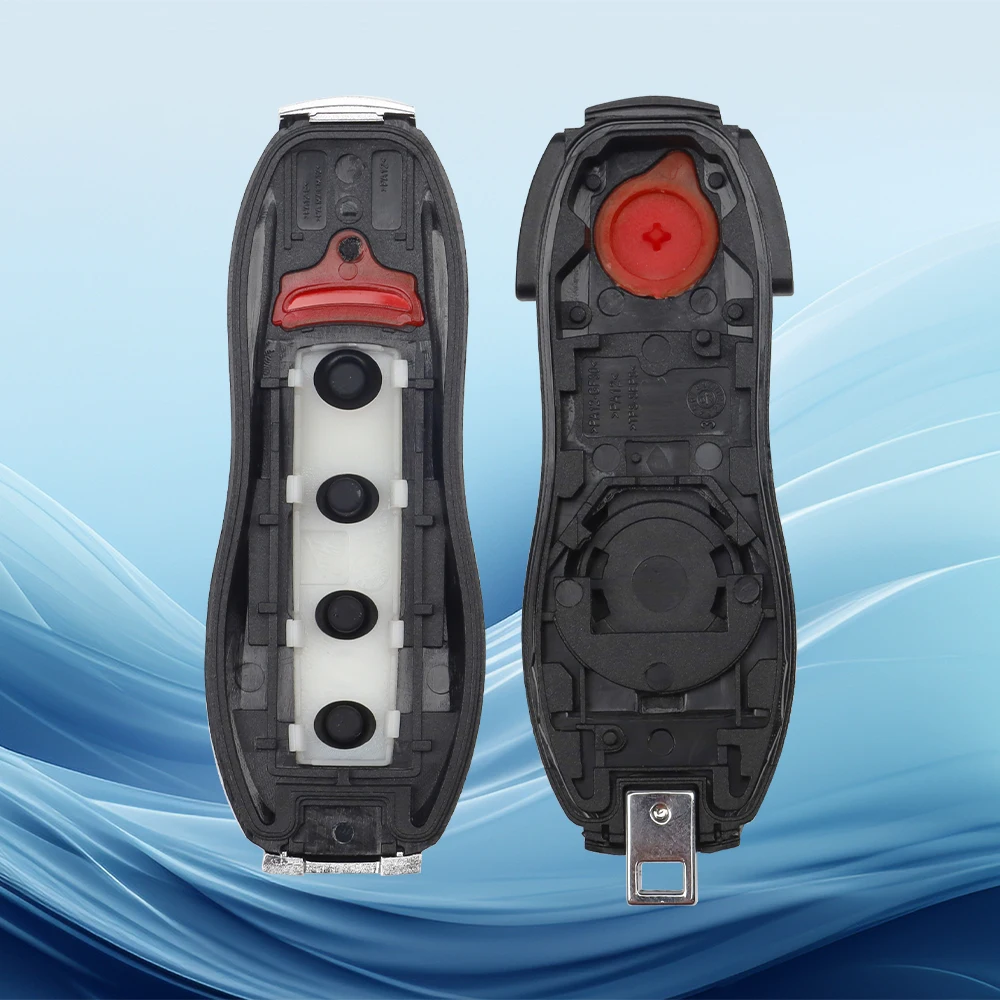 Чехол для автомобильного ключа, накладка на кнопку, модифицированный корпус, средняя рамка, украшение для Porsche Cayenne Panamera Macan 911 718 Cayman 2010-2017