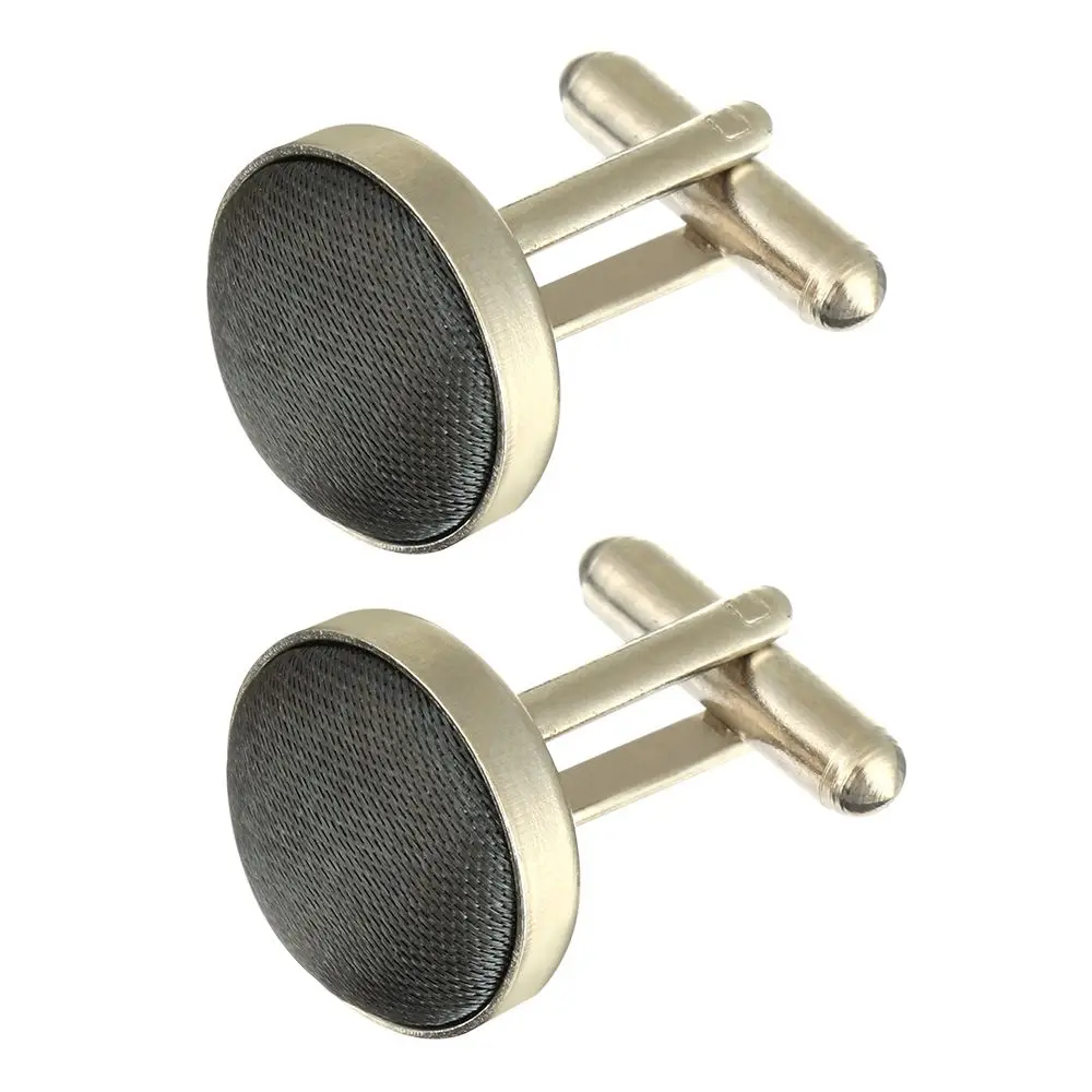 French Style Novelty Stylish Round Solid Color Wedding Shirt Cuff Links Apparel Mens Cufflinks Clothes Buttons