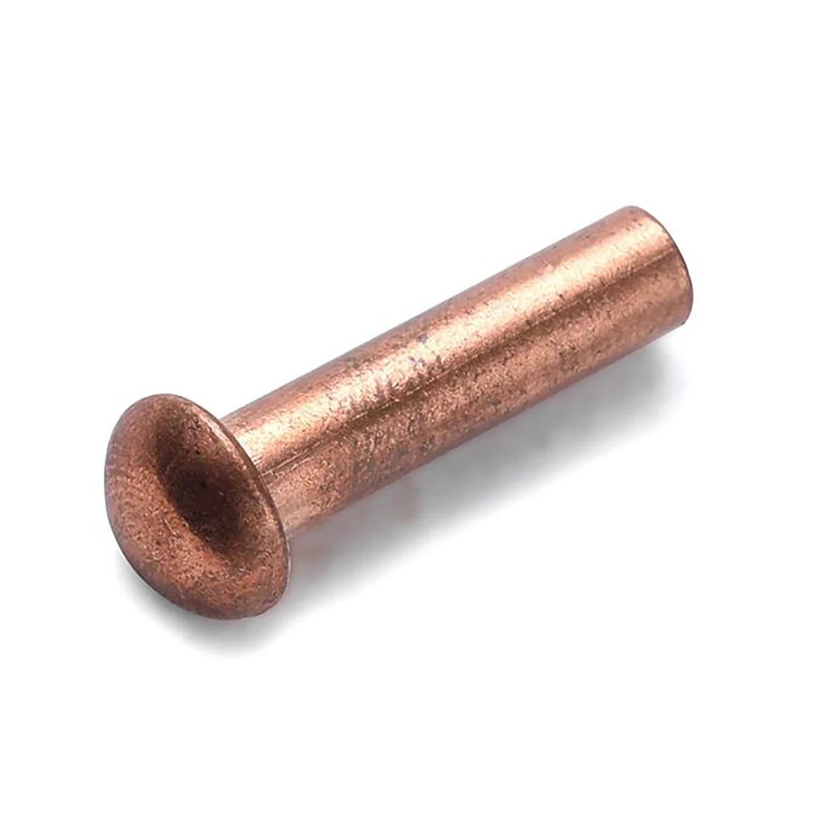 M2 M2.5 M3 M4 M5 M6 M8 Copper Pan Button Head Solid Rivet Self-plugging Rivets Semi-round Head Hammer Type Solid Rivet GB867