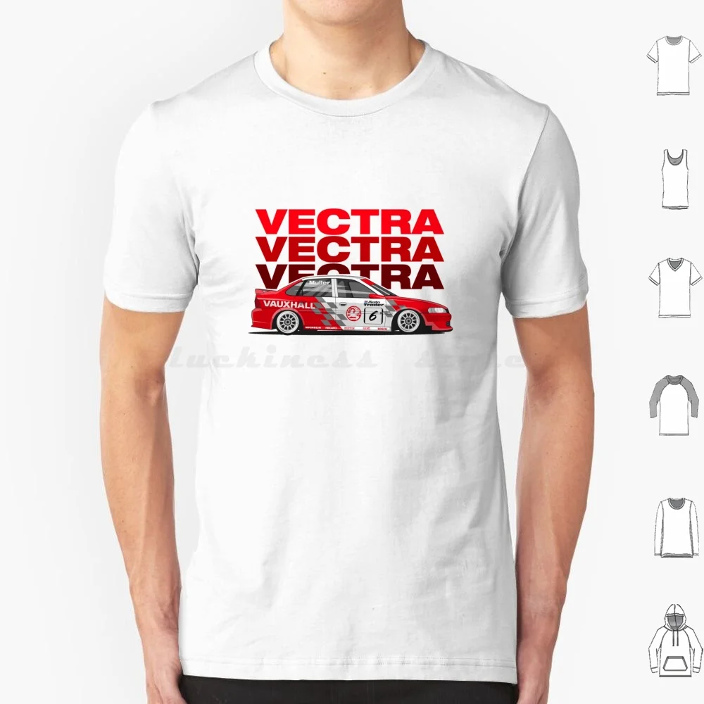 Vectra Touring Car T Shirt Big Size 100% Cotton Vectra Vauxhall Opel Kadett Dekra Dtm Racing Corsa Wheels Speed Turbo Stance