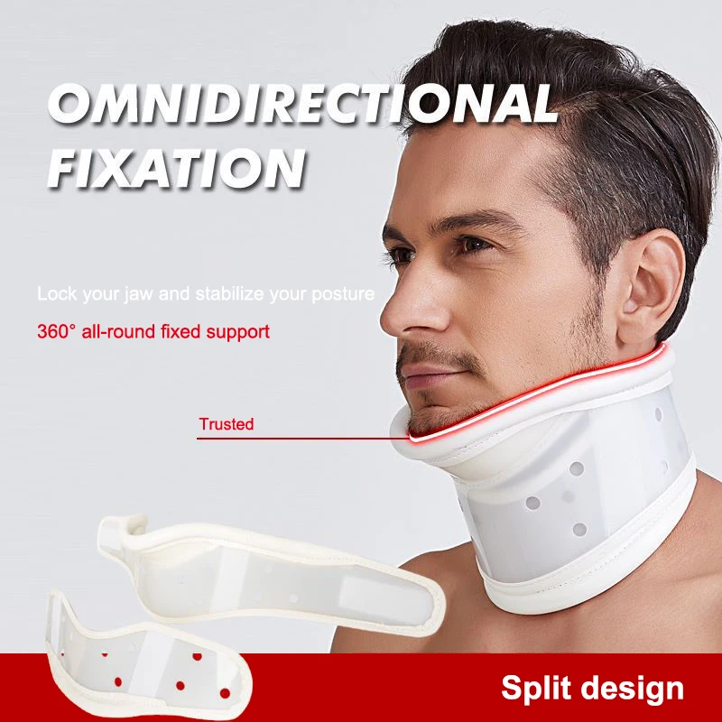 Adjustable Cervical Neck Traction Device with Chin Brace