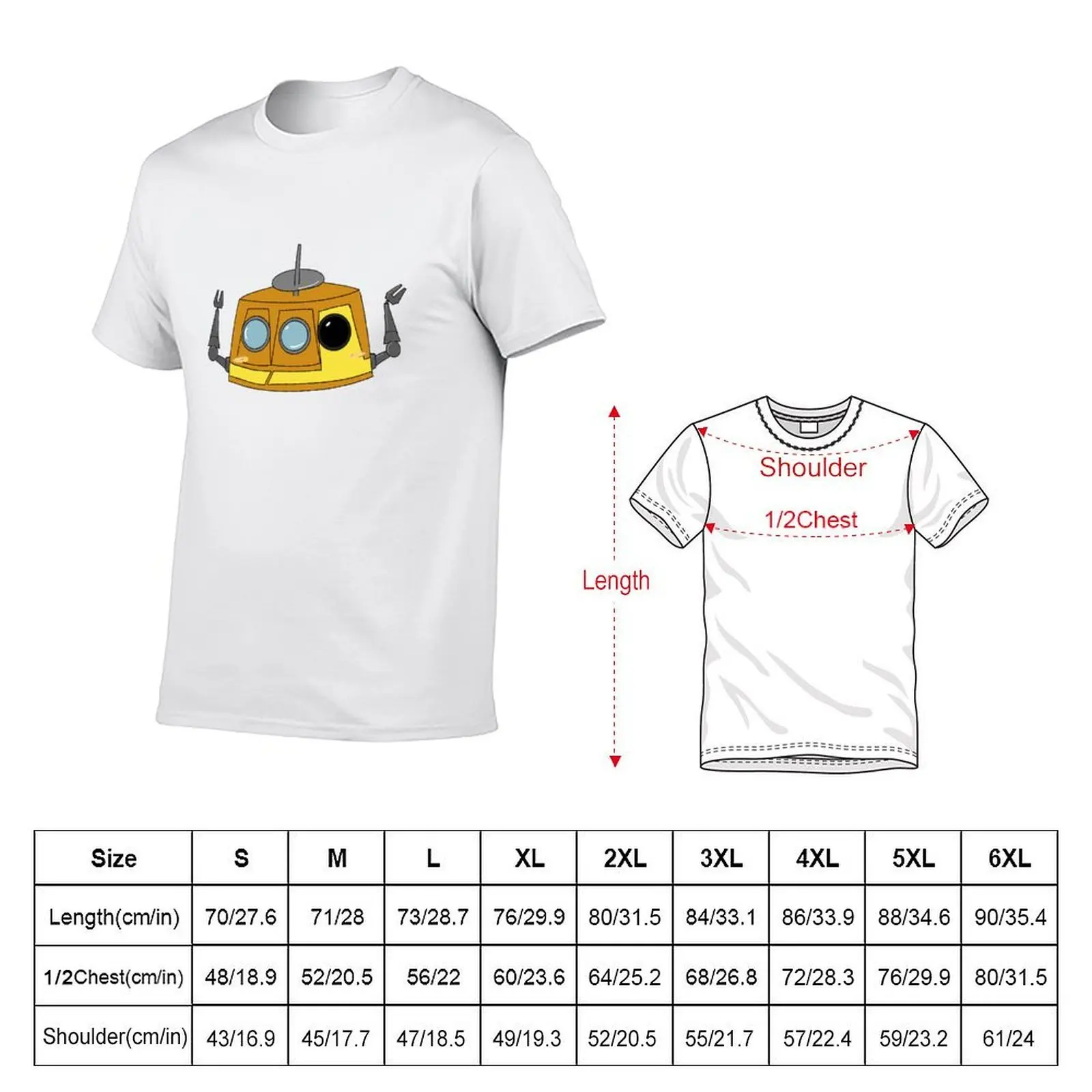 Terror Droid (with arms) T-Shirt shirts graphic tees anime stuff Men's t shirts