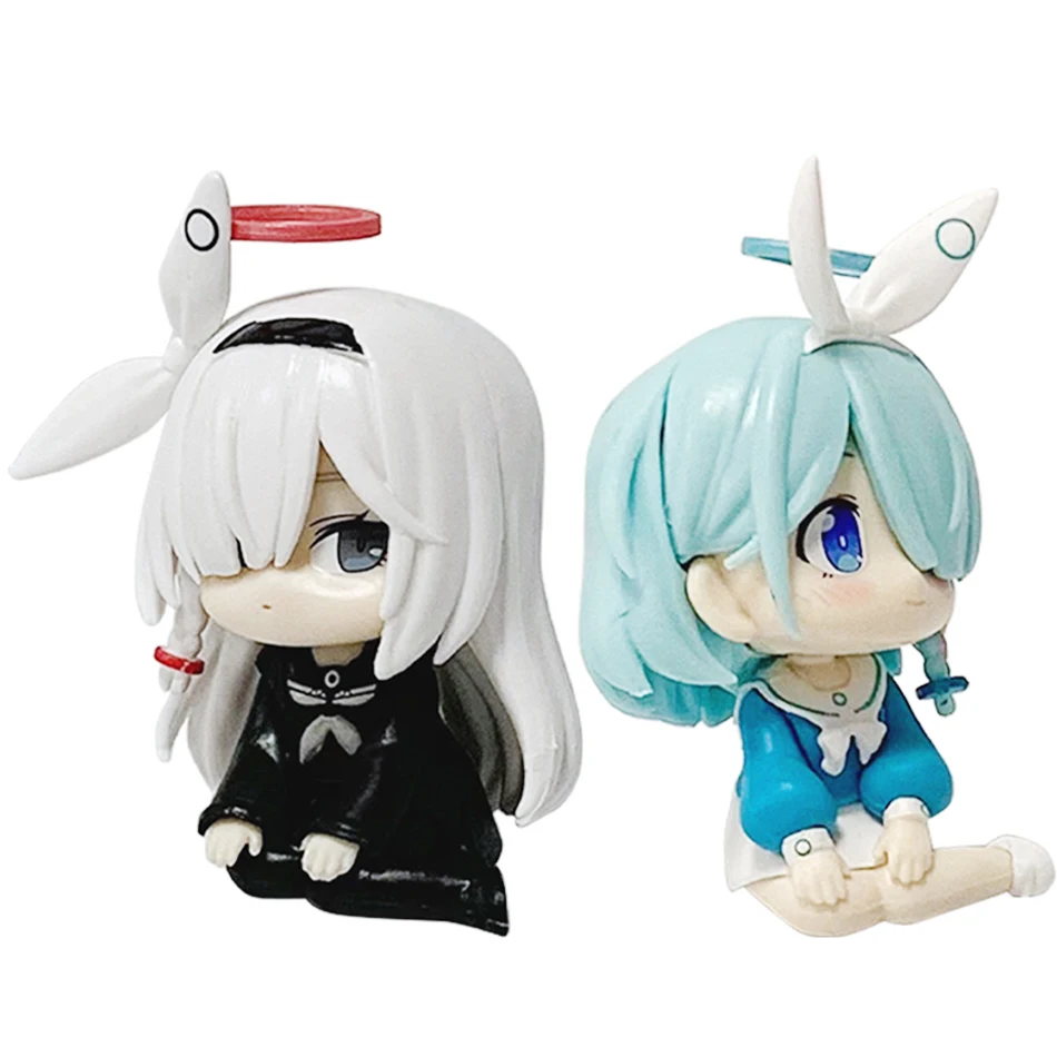 Op voorraad Blauw Archief Plana Arona Figuur PVC Anime Verzamel Anime Karakters Ornamenten Leuke Cartoon Festival Kerstcadeau