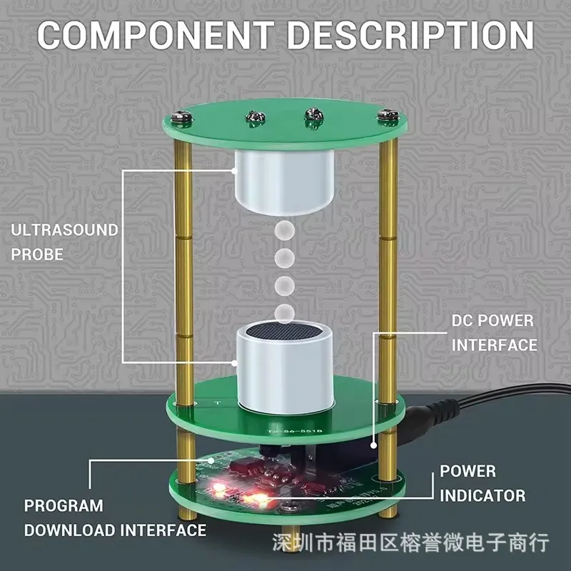 Ultrasonic Suspended Standing Wave Controller Electronics DIYWelding Kit Scientific Experiment Technology Production Assembly Pa