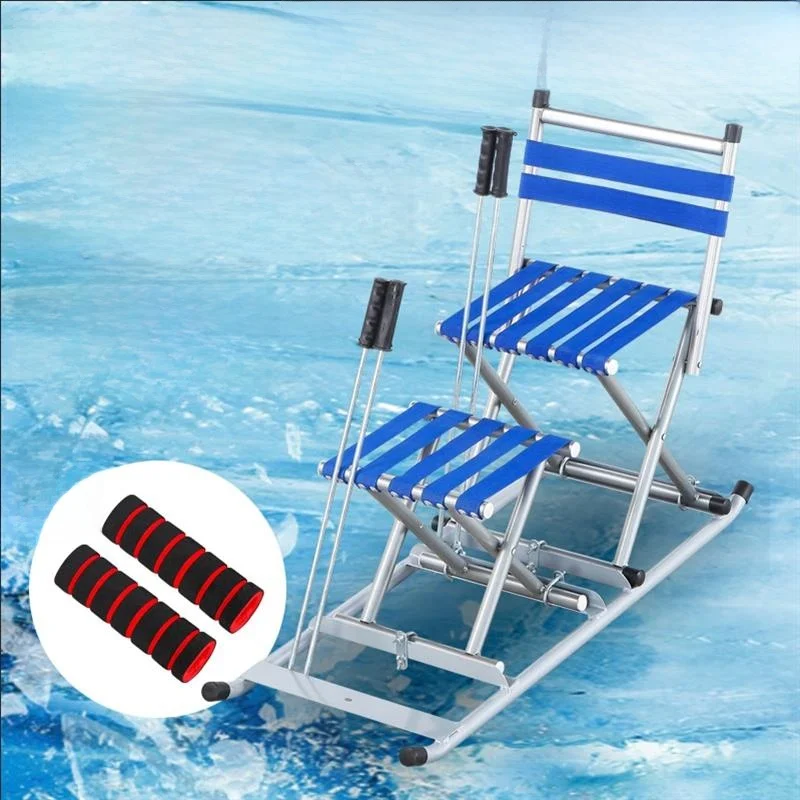 outdoor-ice-sleigh-portable-detachable-parent-child-style-old-fashioned-ice-toboggan-for-adults-and-children-ice-skating-car