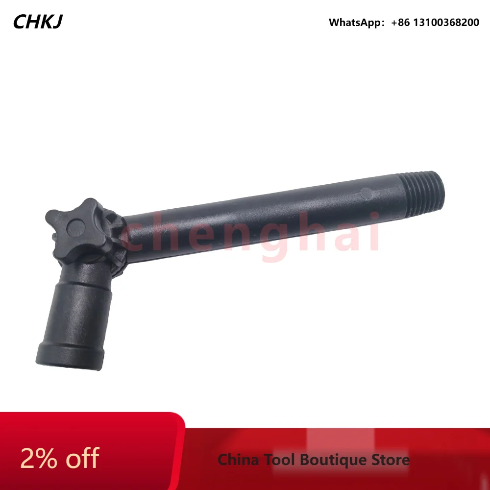 Solar Cleaner Window Cleaning 6 Inch Angle Adaptor for Water Fed Brush on Telescopic Pole (Euro Thread)