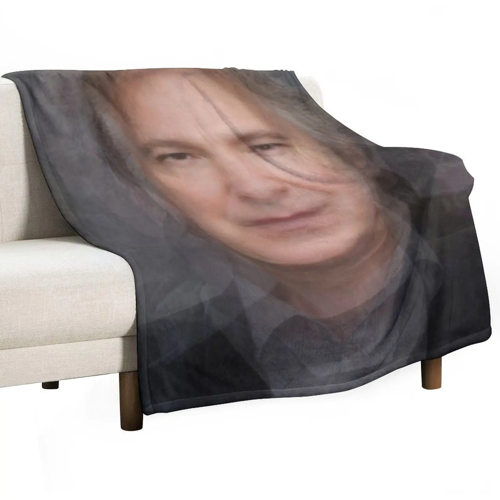 

Alan Rickman Severus Snape Portrait Overlay Throw Blanket for winter Bed covers for babies Flannel Blankets