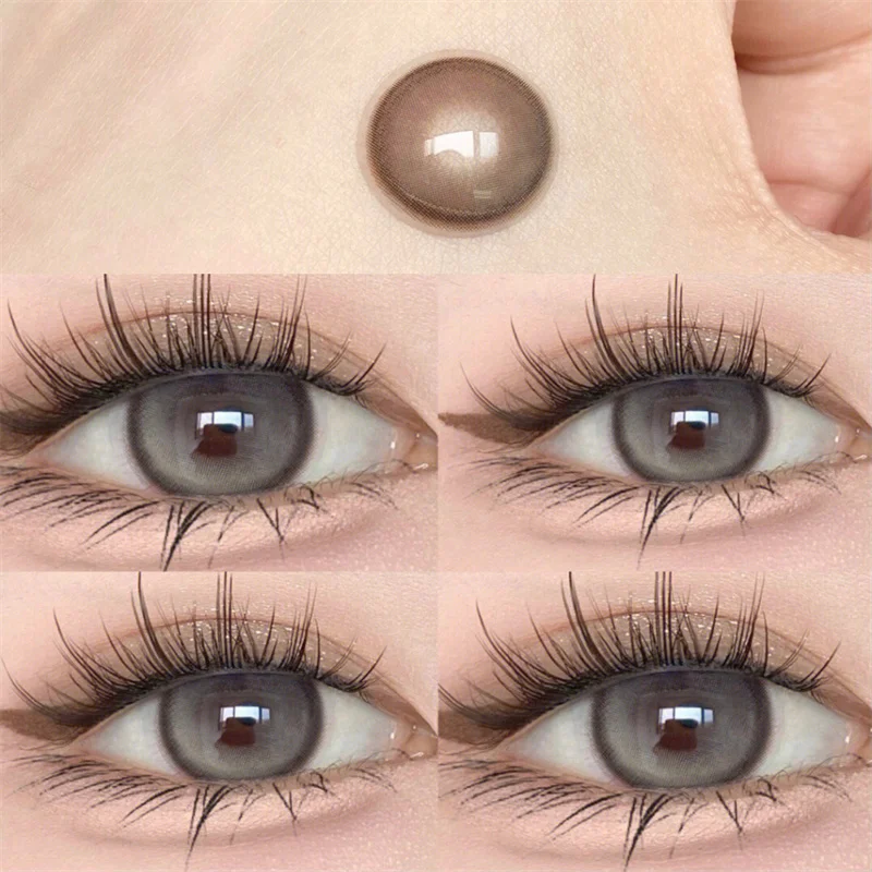 Two Large Diameter Black Contact Lenses Make Eyes Bigger Anime Accessories Lenses Glasses Contact Color Cosmetics Use Every Year