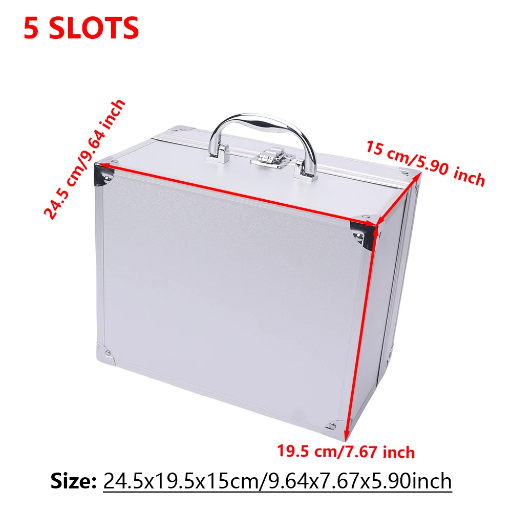 Portable Tool Box Aluminum Hard Case ToolBox Suitcase Large Equipment Tool Case Storage Box Safety Tool box rigid case with Foam