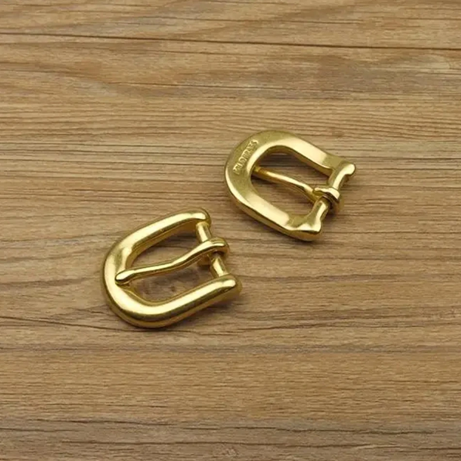 

Фурнитура для рукоделия из кожи: пряжка для ремня из цельной латуни BOR 16 мм, подходит для аксессуаров для сумок, металлическая пряжка для кожи.