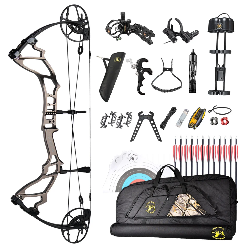 Archery Hunting Compound Bow VIGOR, CNC Milling Riser,USA Gordon Composites Limb,BCY String OEM/ODM