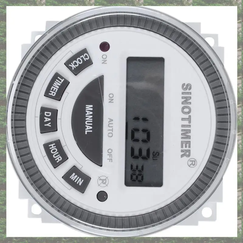 أفضل من 2025-5X SINOTIMER Tm-619H-2 230Vac 7 أيام أسبوعيًا قابل للبرمجة مؤقت رقمي مفتاح الإضاءة إخراج 220 فولت الجهد مع Cov #5