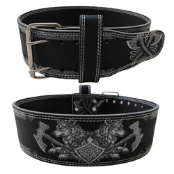 Viking gewichthefriem 10 cm brede powerlifting riem, gym zware fitness riem voor mannen vrouwen gewichtheffen, deadlift, squat