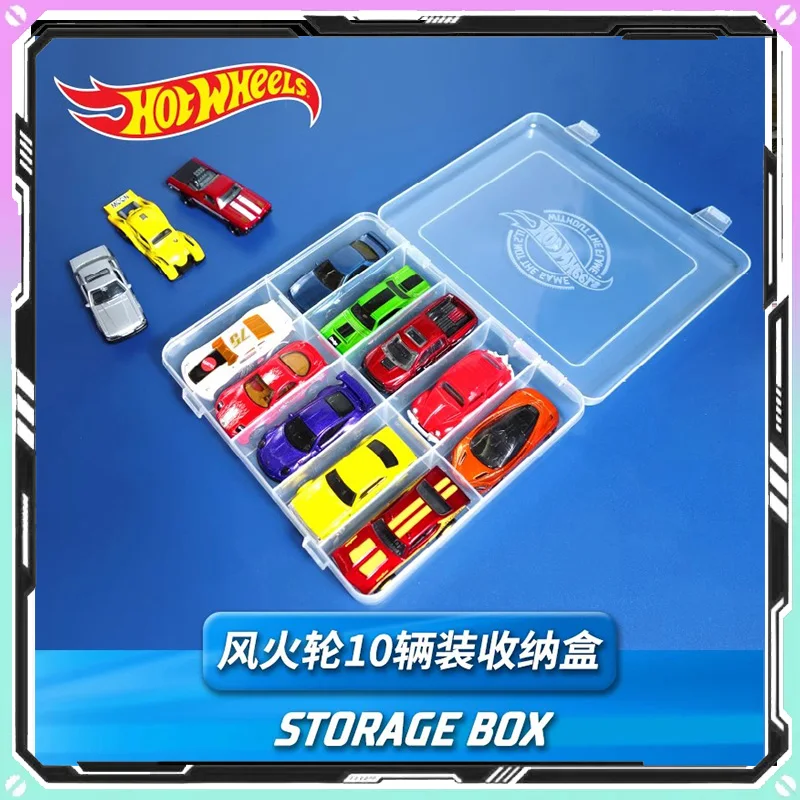 Hot Wheels 10pcs Set Storage Box 1/64 Dedicated Scenario Boy Dust Box Room Ornament For Hot Wheels Custom Birthday Toy