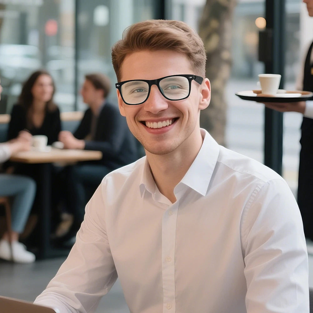 

AI Intelligent Translation Glasses Music Headphones Glasses Bluetooth-Compatible Support Above 130 Languages for Outdoor Travel