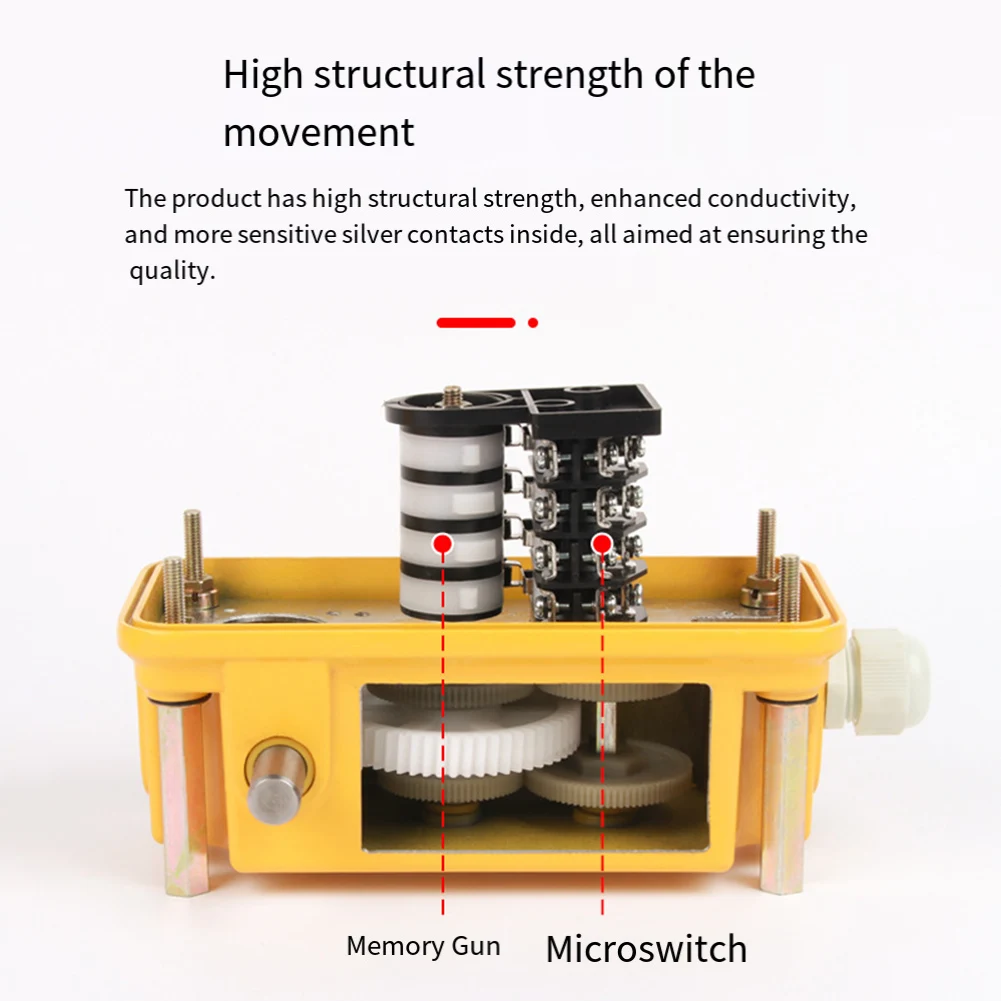 Self-reset Mechanism Travel Limit Switch For Conveyor Limit Detection Copper Silver Contacts Strong Load Capacity