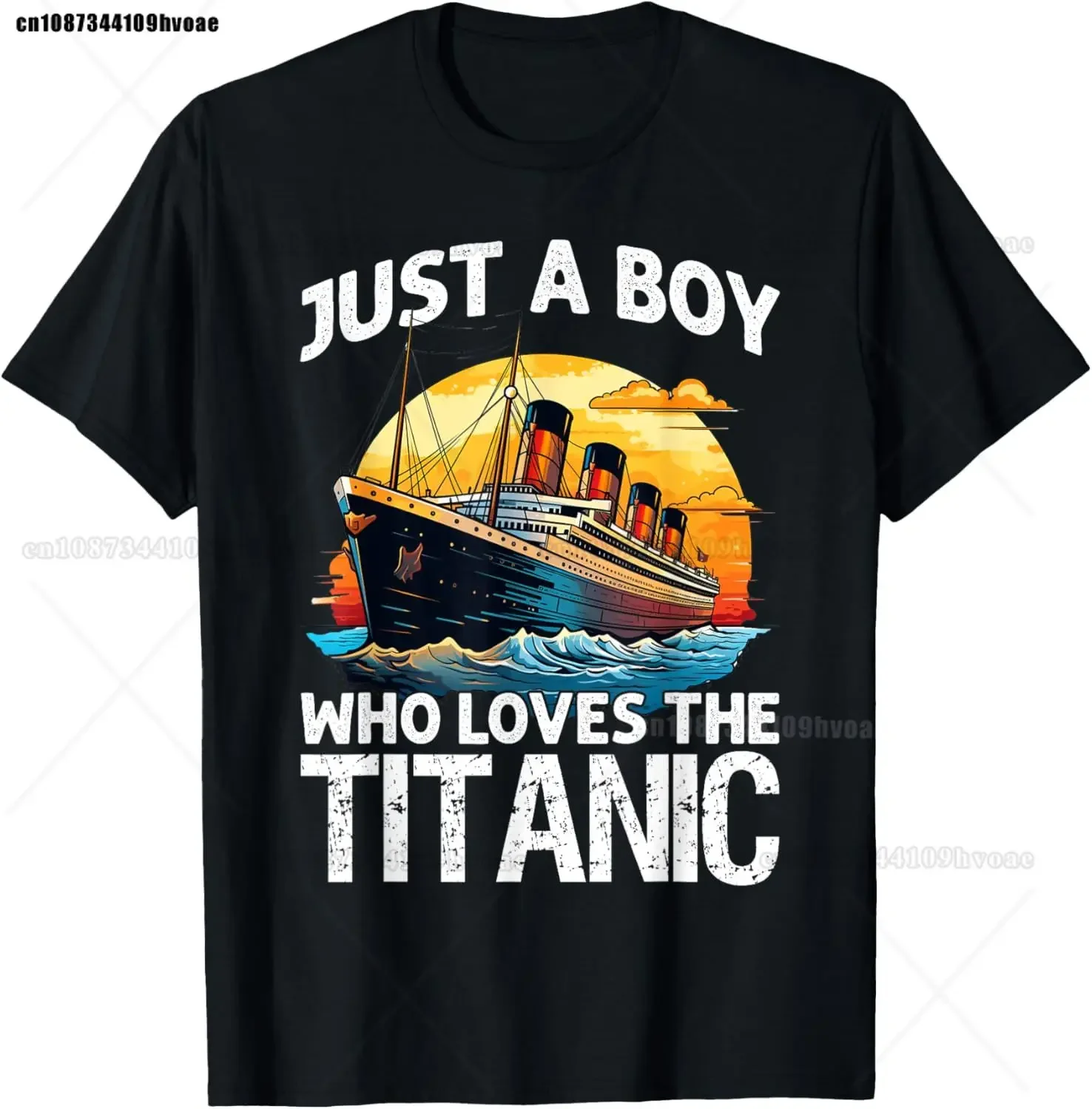 ノベルティボーイズ誰もが愛するセーリングタイタニック Tシャツグラフィックコットン誕生日プレゼントサマースタイル Tシャツ紳士服