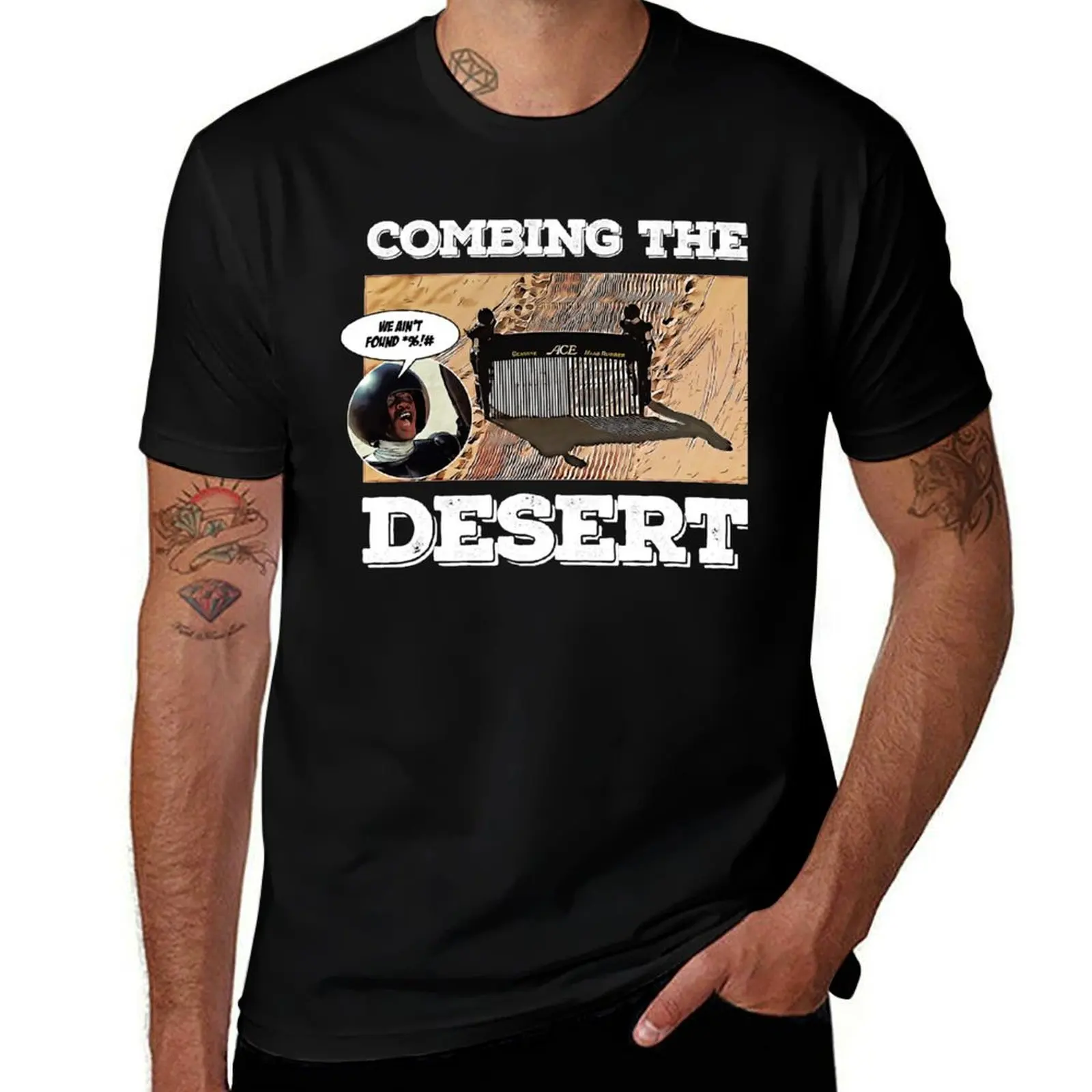 Combing the Desert T-Shirt All Match Print Short Sleeve Top T-Shirt