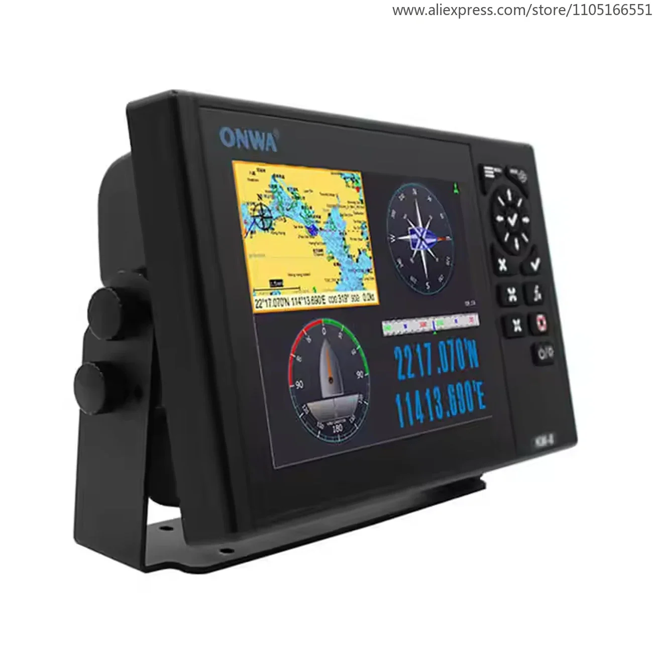 ONWA KM-8 8-inch Marine GPS Chart Plotter Multi Function Display HDMI port Support nmea2000 and nmea0183