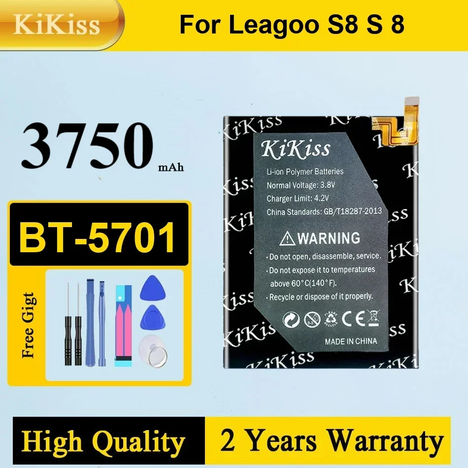 

2940mAh BT-5701 Replacement Battery for LEAGOO S8 S 8 Mobile Phone Portable Batteries Warranty + Track Code
