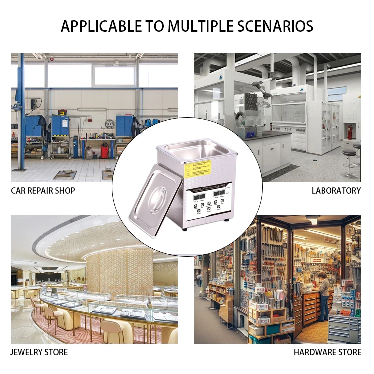 SN-08B 1.3L منظف بالموجات فوق الصوتية الكهربائية للمختبر أدوات طب الأسنان الطبية مجوهرات ونظارات حالة جديدة آلة التنظيف بالموجات فوق الصوتية