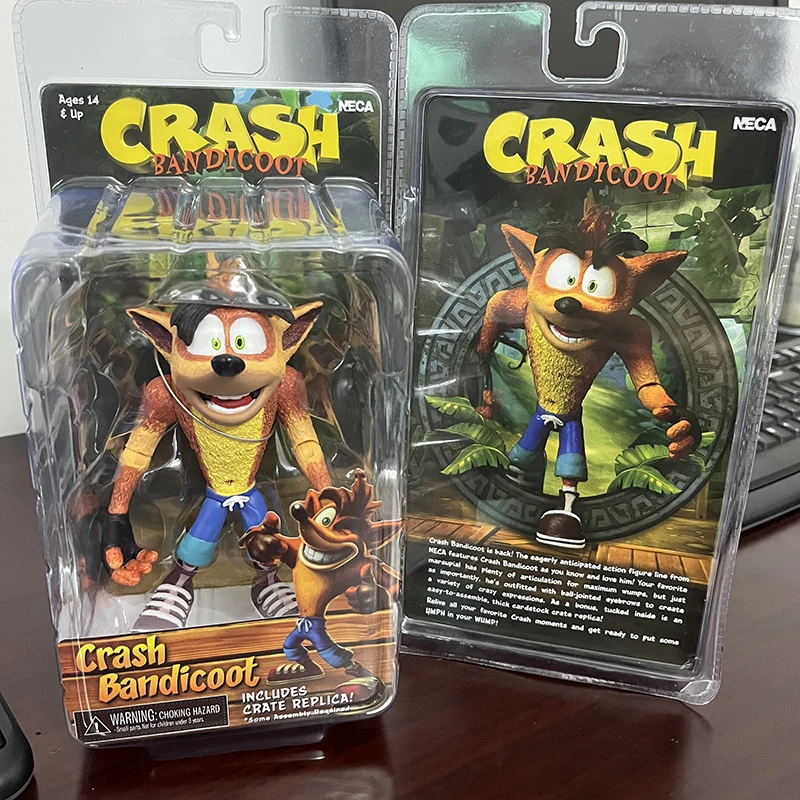 NECA Game Crash Bandicoot Sane Trilogy Action Anime Figure Toy Doll Decoration Birthday Gifts 6inch