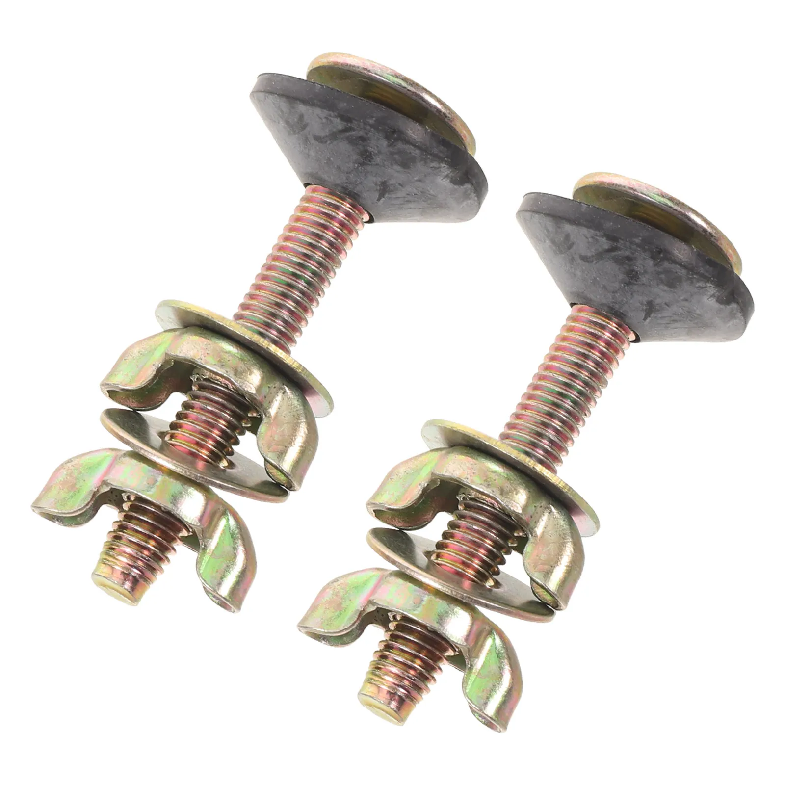 2Pcs Toilet Tank Screws Fixing Kit Universal Replacement Bolts Nuts Washers Toilet Seat Repair Parts Fastener Bolt Installation