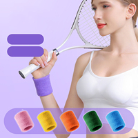 1 PC Towel Sports Wrist bands Tennis Sweat Bands Wrist Guard Basketball Fitness Sweatbands Wrist Wrap Wrist Protection Badminton